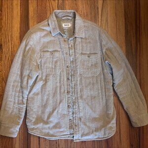 Taylor Stitch - The Lined Utility Shirt in Oat Donegal - Size 40